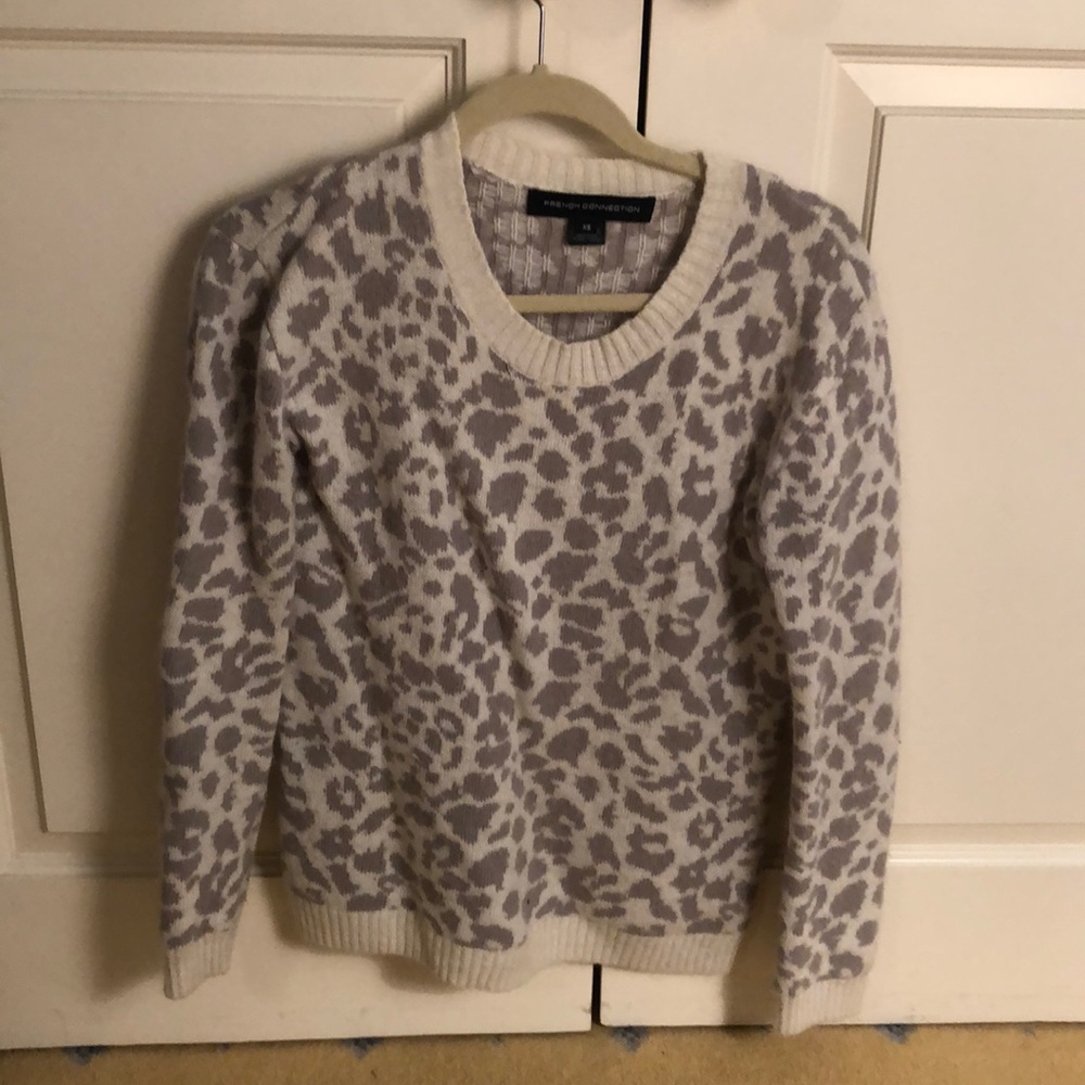 French Connection cheetah sweater
